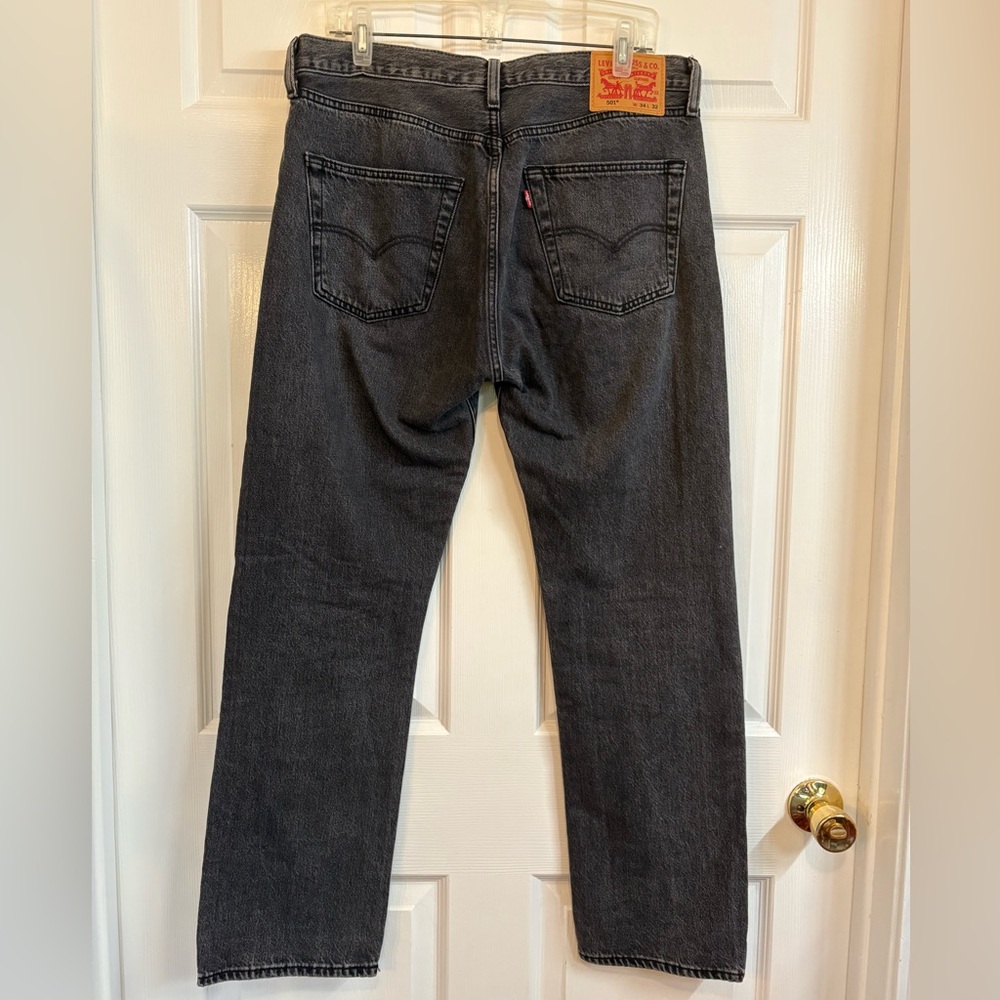 Levi's Men's Black 501 Jeans